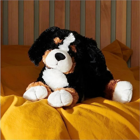 Bernese Mountain Dog, Premium Stuffed Animal Plush Black/Brown Toy - Picture 2 of 3